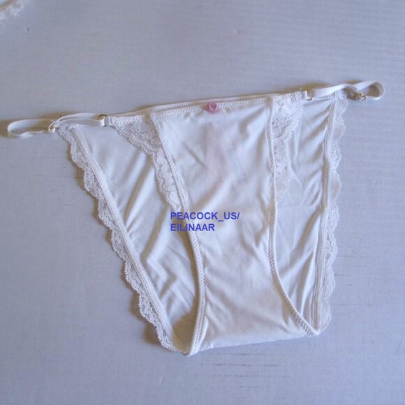 32DDD/M VICTORIA SECRET Dream Angels Unlined Plunge Bra Set String Bikini Panty - Picture 11 of 12